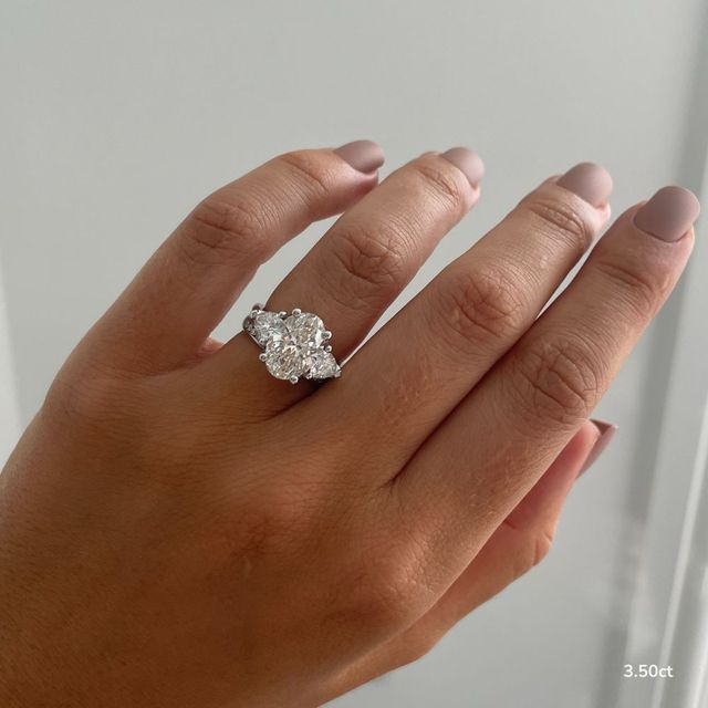 Ciara White Gold Trilogy Engagement Ring