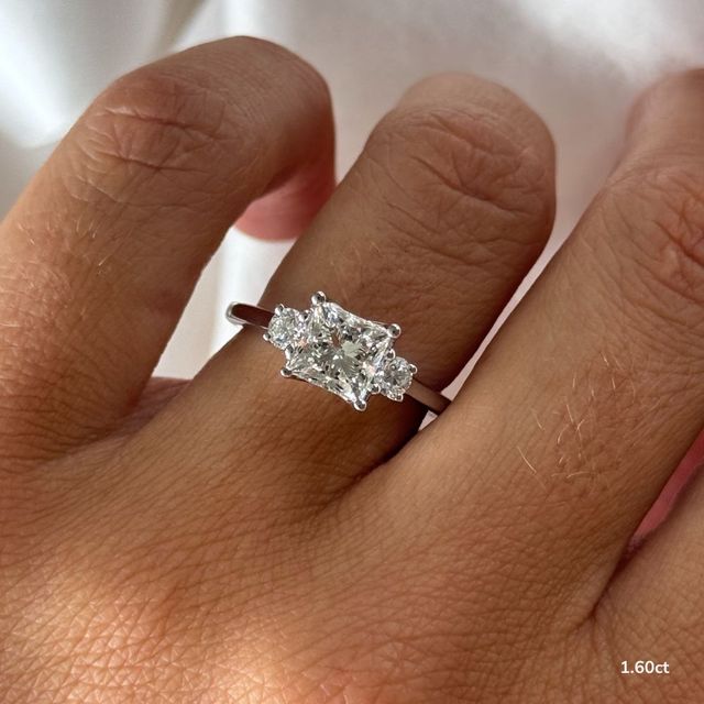 Rohini White Gold Engagement Ring