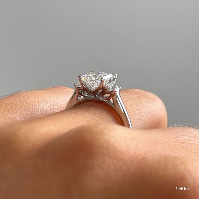 Rohini White Gold Engagement Ring