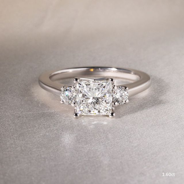 Rohini White Gold Engagement Ring