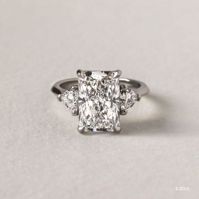 Manilla Platinum Trilogy Engagement Ring