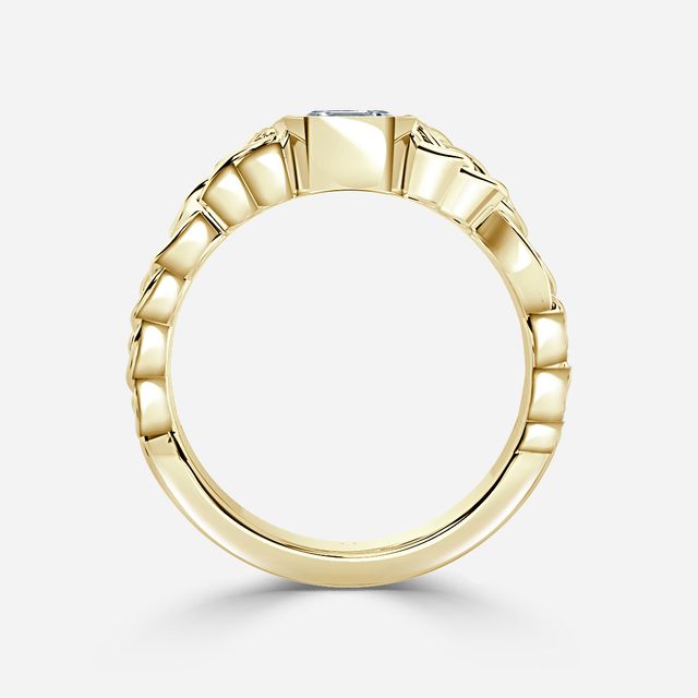 Béal Yellow Gold Men's Celtic Engagement Ring