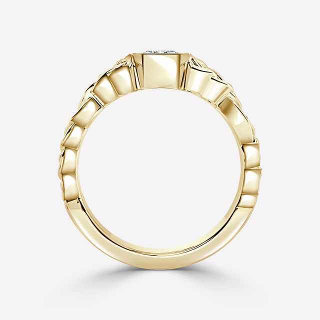 Béal Yellow Gold Men's Celtic Engagement Ring