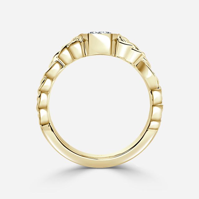 Béal Yellow Gold Men's Celtic Engagement Ring