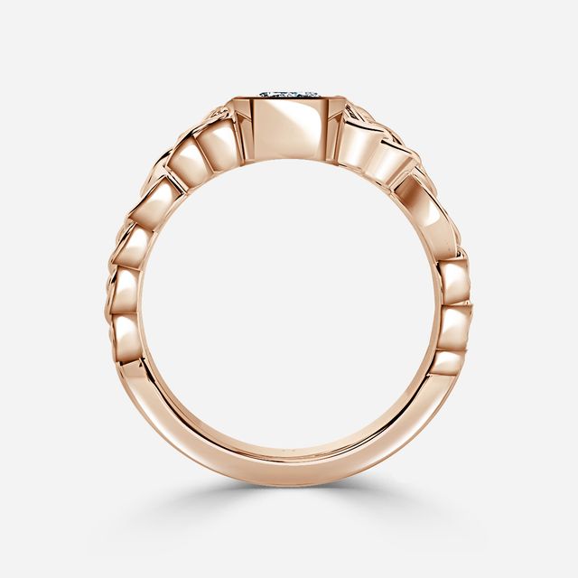 Béal Rose Gold Men's Celtic Engagement Ring