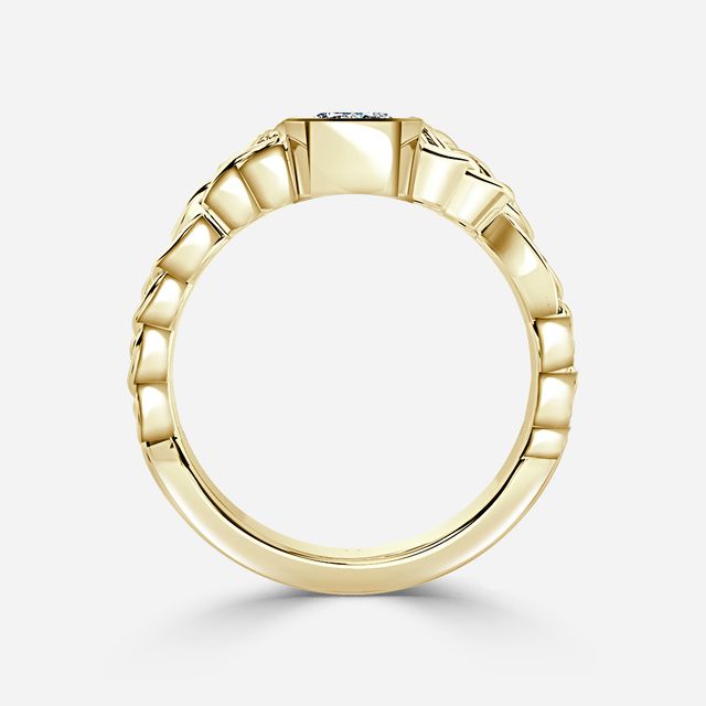 Béal Yellow Gold Men's Engagement Ring