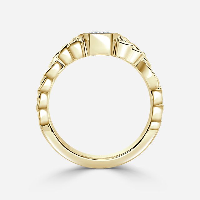 Béal Yellow Gold Men's Celtic Engagement Ring