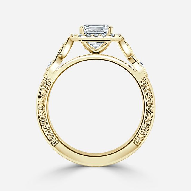 Maeve Yellow Gold Celtic Engagement Ring