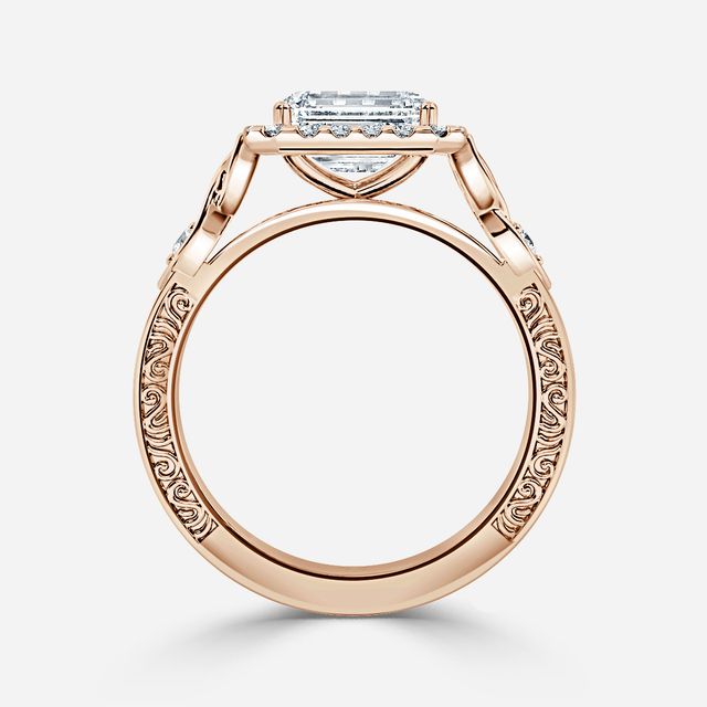Maeve Rose Gold Celtic Engagement Ring