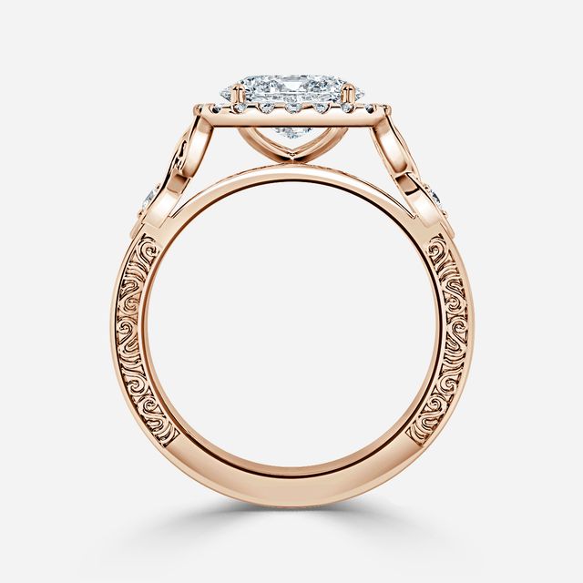 Maeve Rose Gold Celtic Engagement Ring