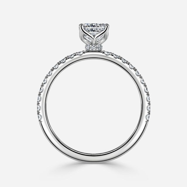 Jennifer White Gold Engagement Ring