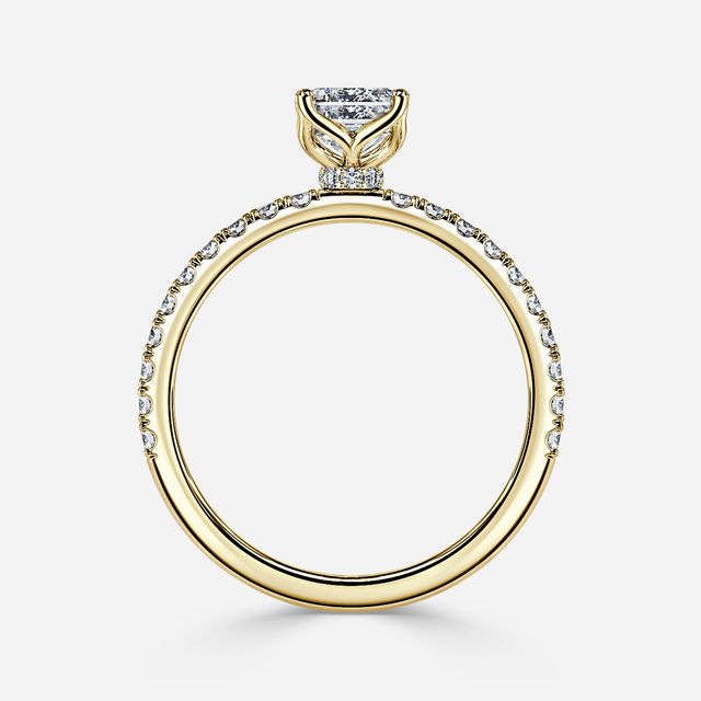Jennifer Yellow Gold Engagement Ring