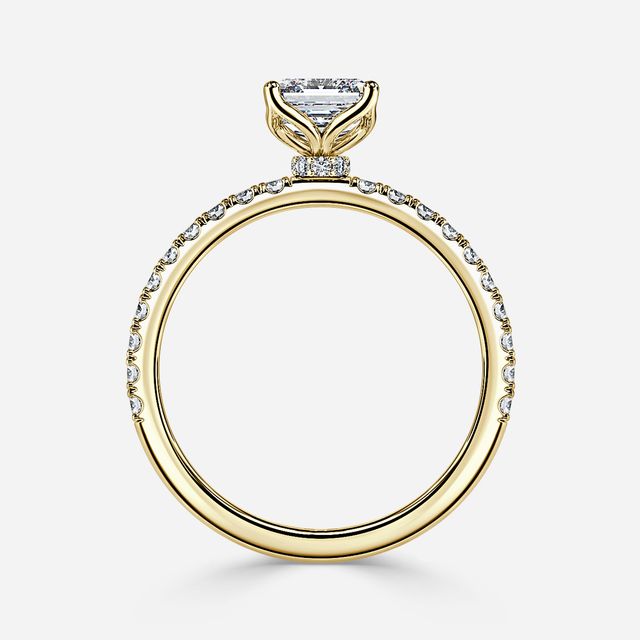 Jennifer Yellow Gold Engagement Ring
