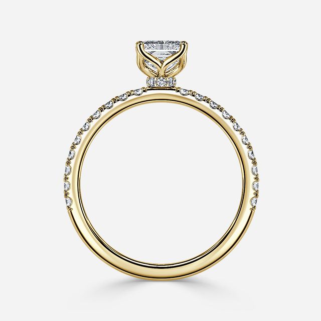 Jennifer Yellow Gold Engagement Ring