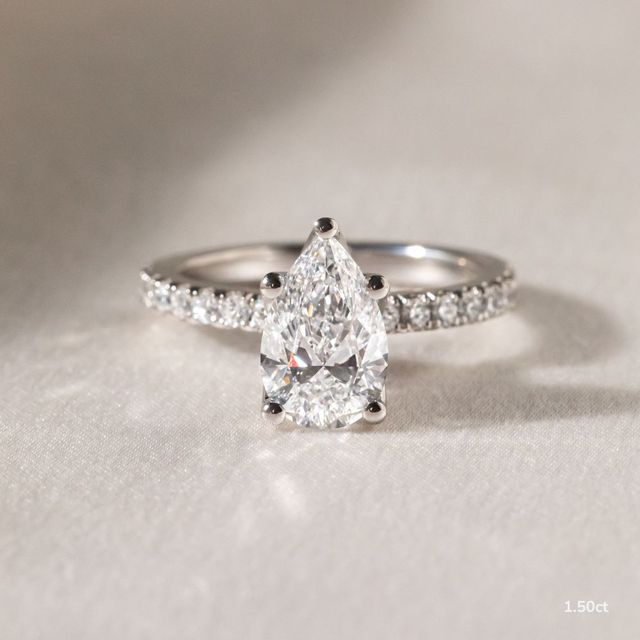 Jennifer White Gold Engagement Ring