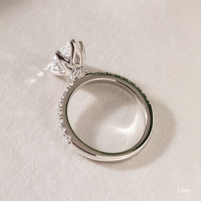 Jennifer White Gold Engagement Ring
