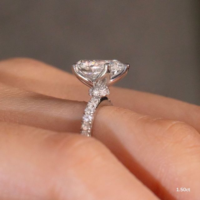 Jennifer White Gold Engagement Ring