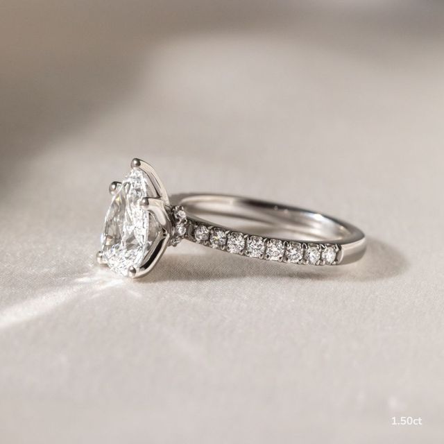 Jennifer White Gold Engagement Ring