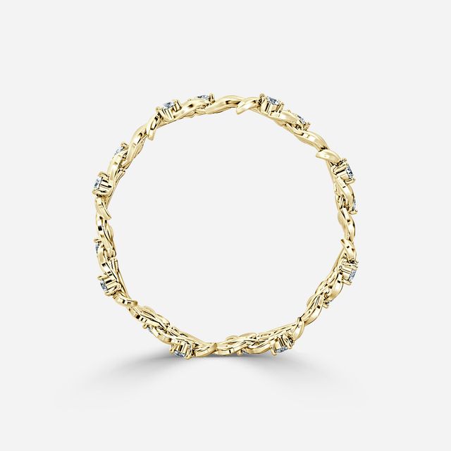 Ivy Yellow Gold Full Eternity Wedding Ring