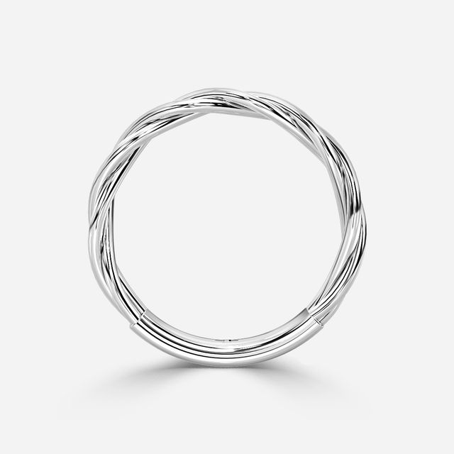 Frida Platinum Entwined Wedding Ring