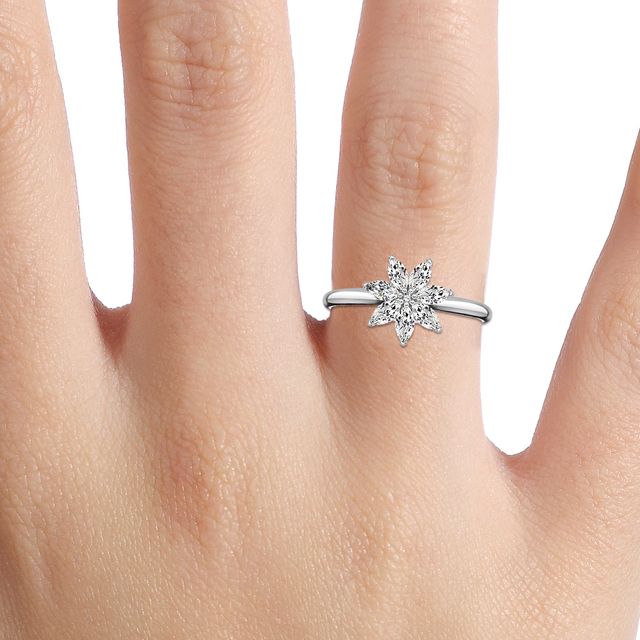 Blossom White Gold Diamond Eternity Ring