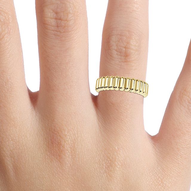 Blakely Yellow Gold Modern Wedding Ring