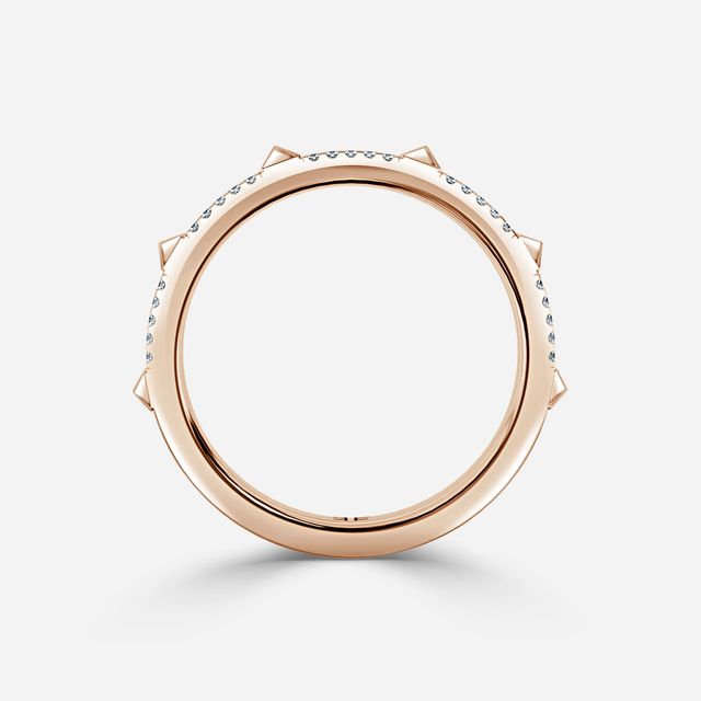 Mika Rose Gold Diamond Eternity Ring
