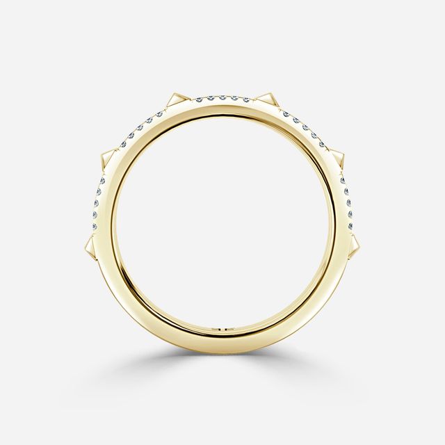 Mika Yellow Gold Diamond Eternity Ring