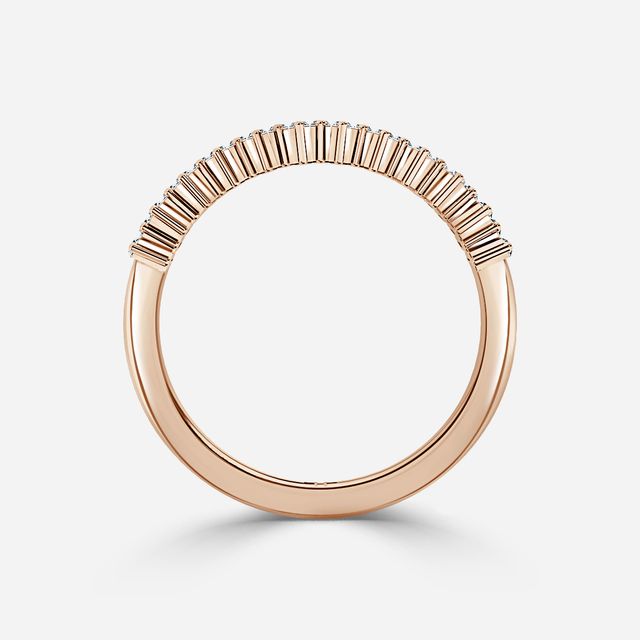 Sai Rose Gold Baguette Diamond Eternity Ring