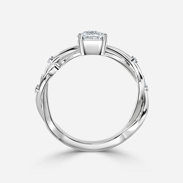 Nàdair Platinum Celtic Engagement Ring