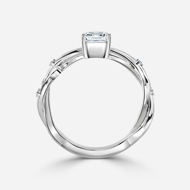 Nàdair Platinum Celtic Engagement Ring