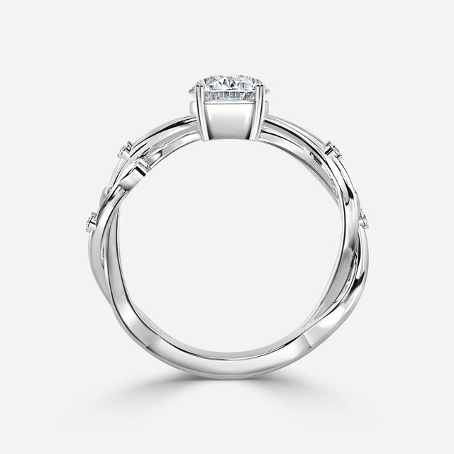 Nàdair Platinum Celtic Engagement Ring