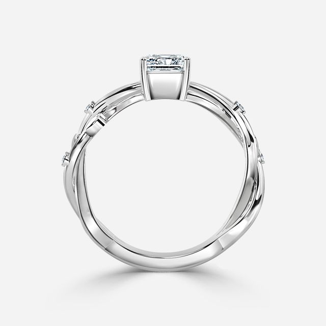 Nàdair Platinum Celtic Engagement Ring