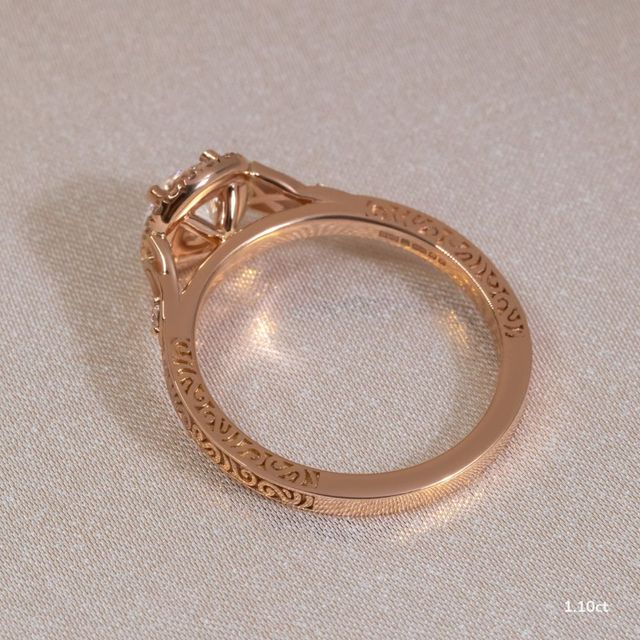 Maeve Rose Gold Celtic Engagement Ring