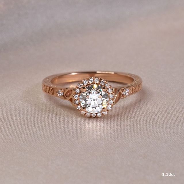 Maeve Rose Gold Celtic Engagement Ring