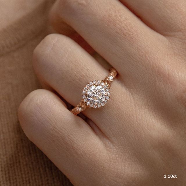 Maeve Rose Gold Celtic Engagement Ring