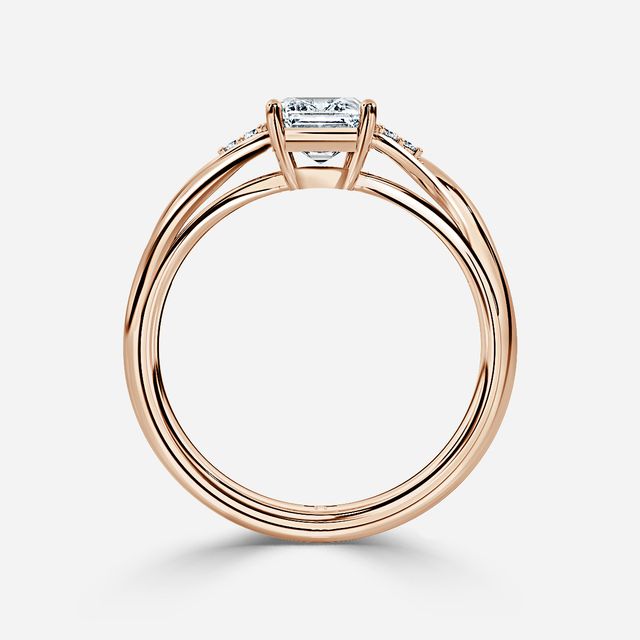Fëa Rose Gold Celtic Engagement Ring