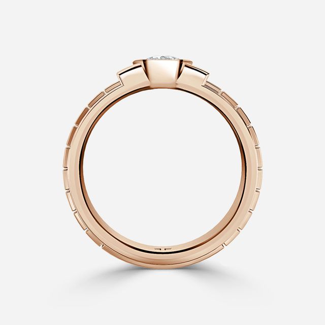 Jarl Rose Gold Men's Engagement Ring