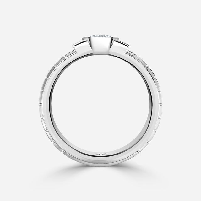 Jarl White Gold Men's Engagement Ring