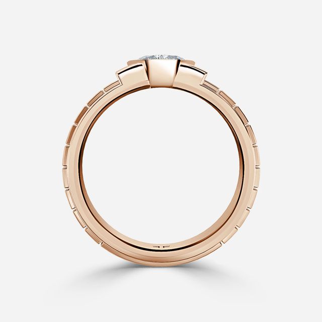 Jarl Rose Gold Men's Engagement Ring