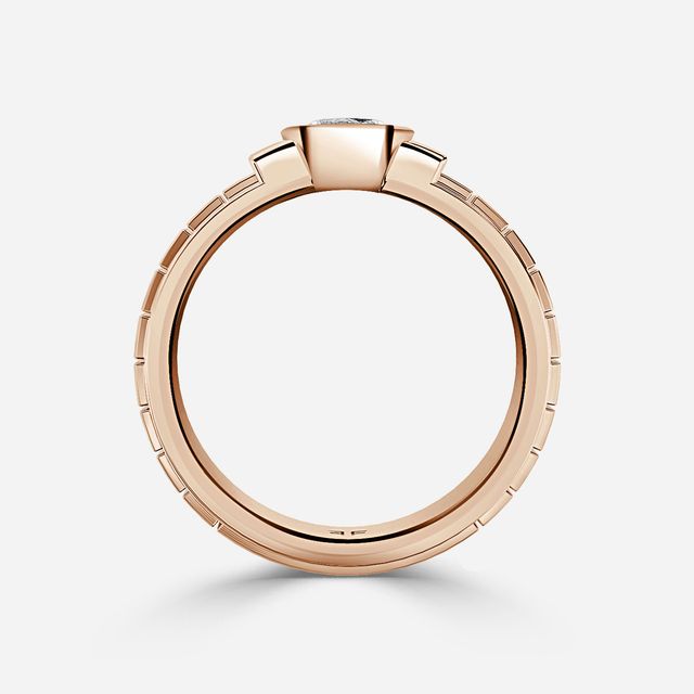 Jarl Rose Gold Men's Engagement Ring