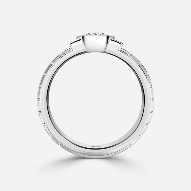Jarl Platinum Men's Engagement Ring