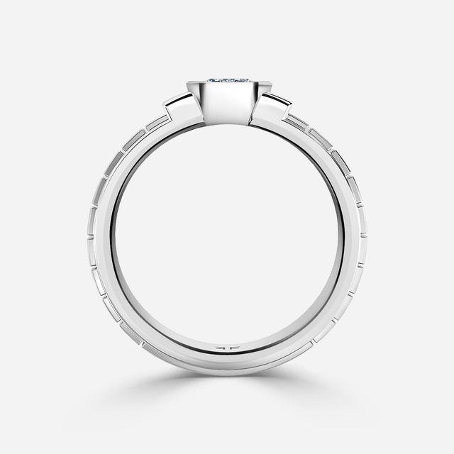 Jarl White Gold Men's Engagement Ring