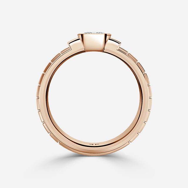 Jarl Rose Gold Men's Engagement Ring