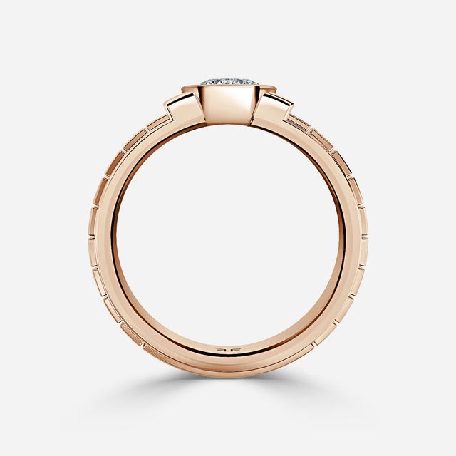 Jarl Rose Gold Men's Engagement Ring