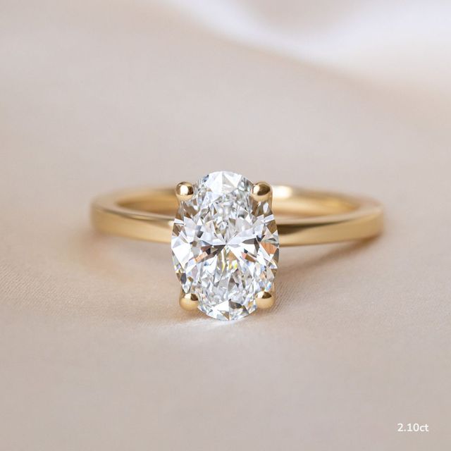 Jennifer Yellow Gold Hidden Halo Engagement Ring