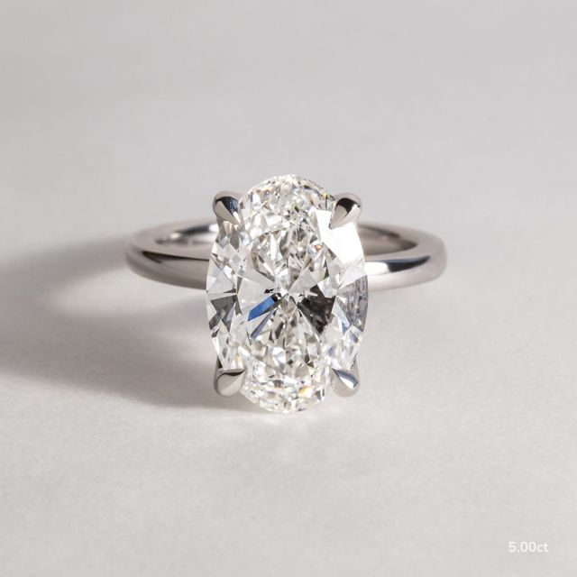 Jennifer White Gold Hidden Halo Engagement Ring