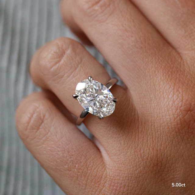 Jennifer White Gold Hidden Halo Engagement Ring