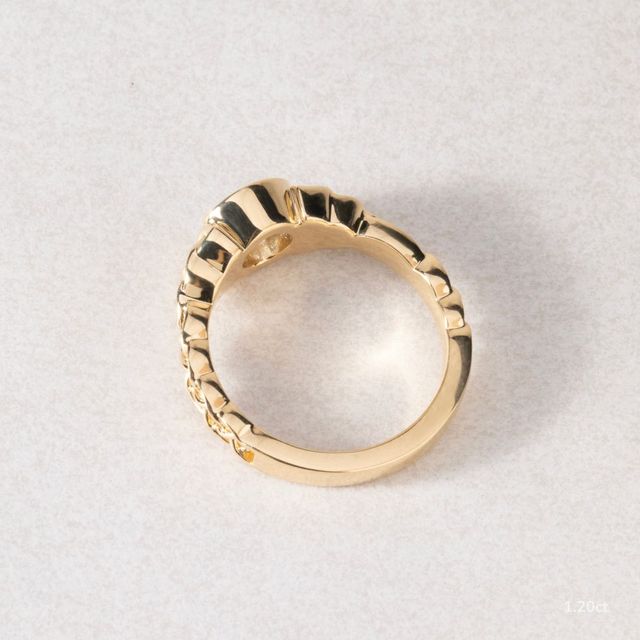 Béal Yellow Gold Men's Celtic Engagement Ring
