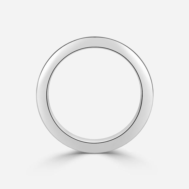 Ordines-Two Row White Gold Diamond Eternity Band